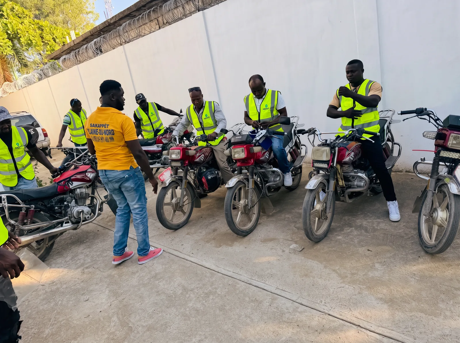 NOVO drivers and motorcycles in Haiti